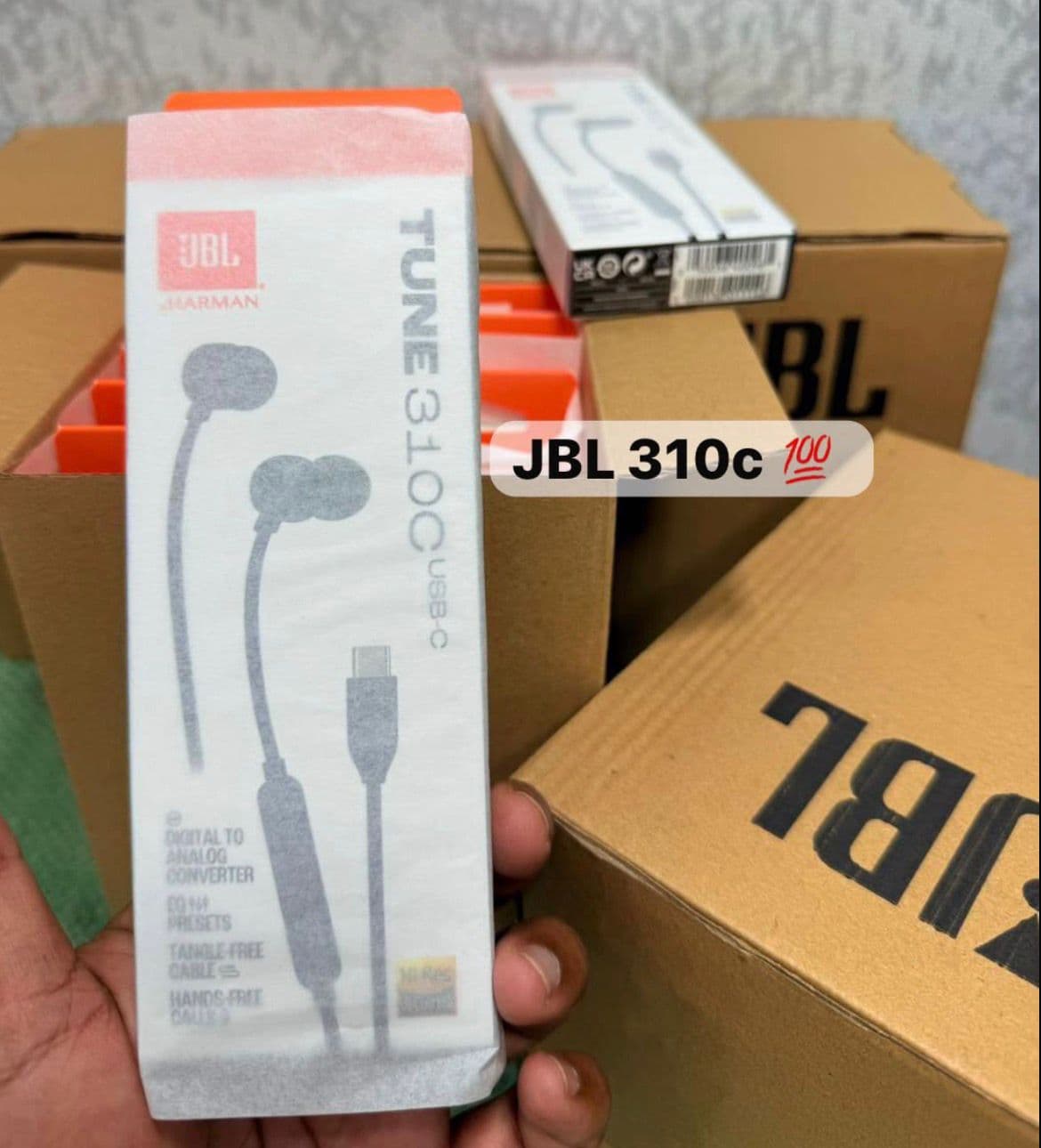 JBL Tune 310C USB-C Wired In-Ear Headphones