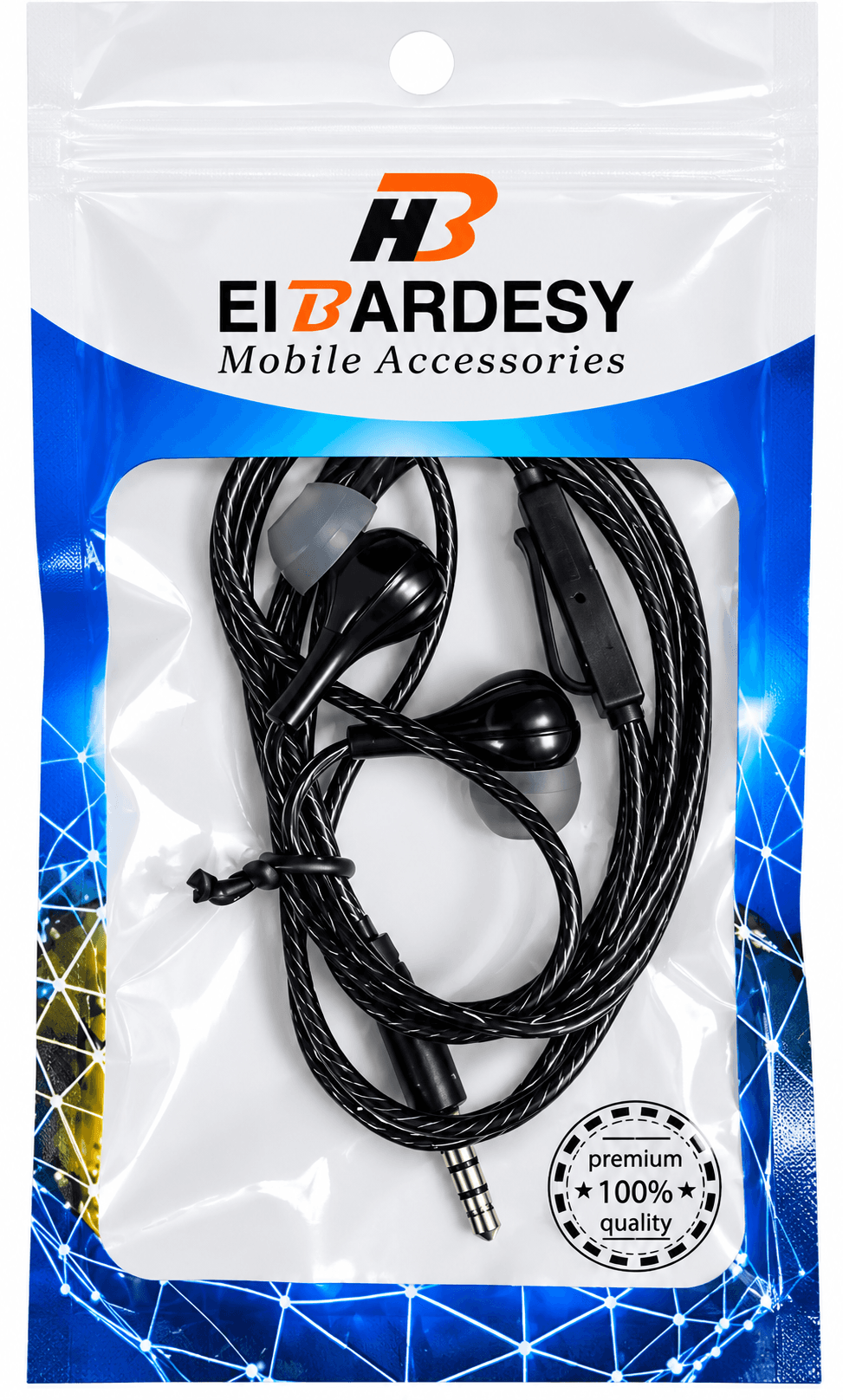 El Bardesy Premium Wired Earphones With 3.5 Mm Jack