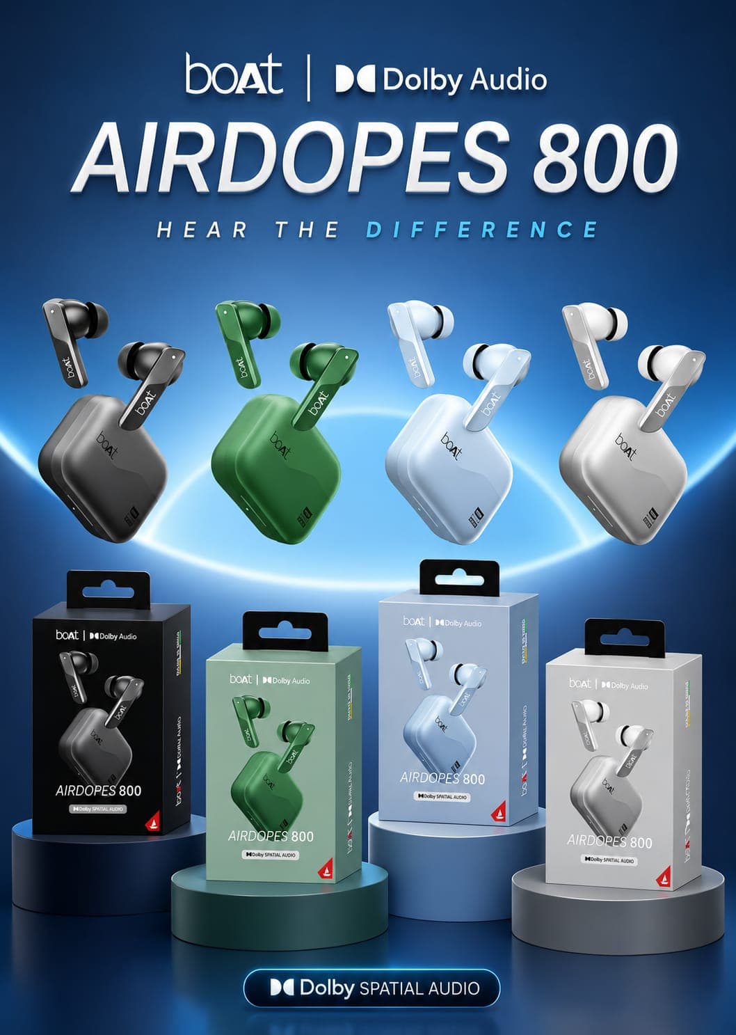 BoAt Airdopes 800 True Wireless (TWS) Earbuds