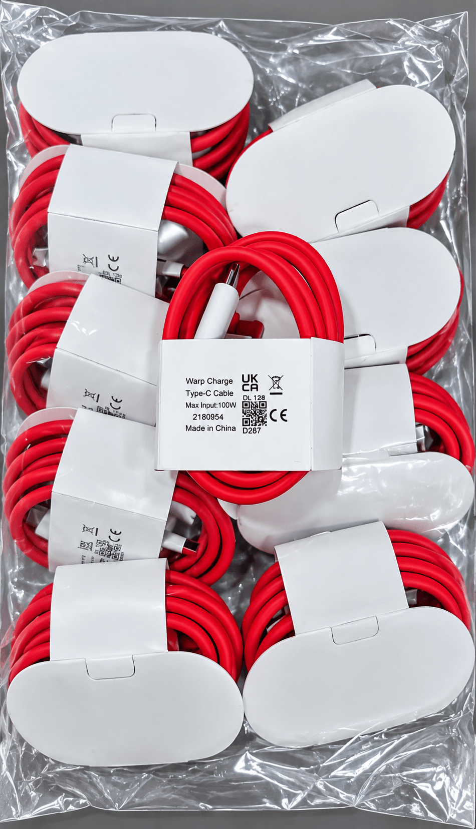 OnePlus Warp Charge USB-A To Type-C Cable (Red)