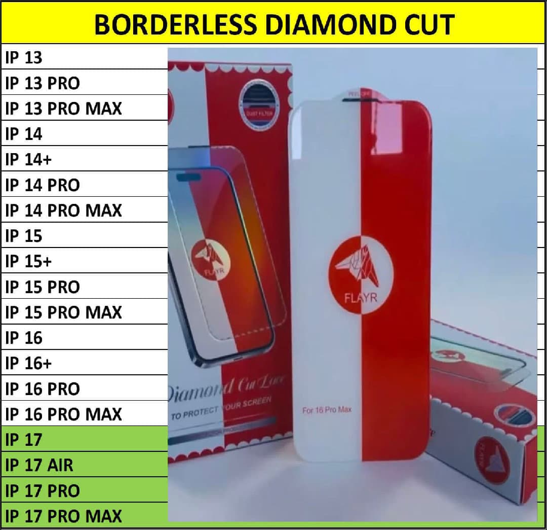BORDERLESS DIAMOND CUT