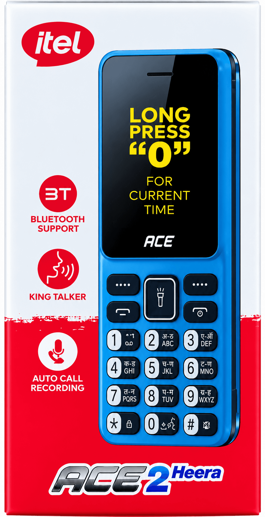Itel Ace2 Heera – King Talker Feature Phone