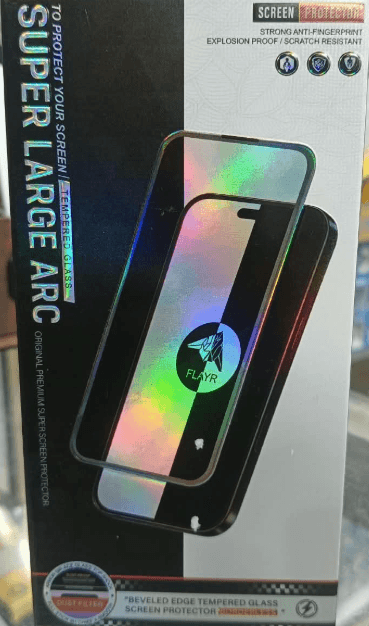 FLAYR Super Large ARC Tempered Glass Screen Protector