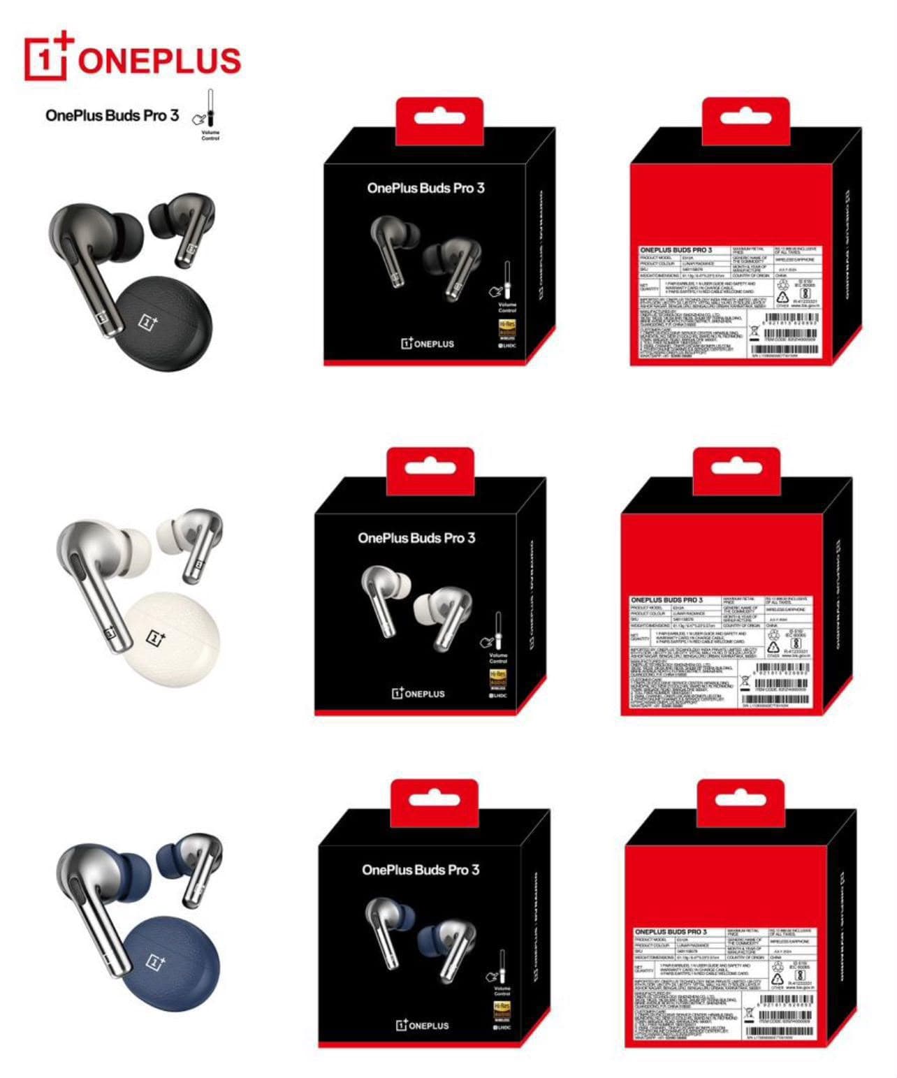 OnePlus Buds Pro 3 True Wireless Earbuds