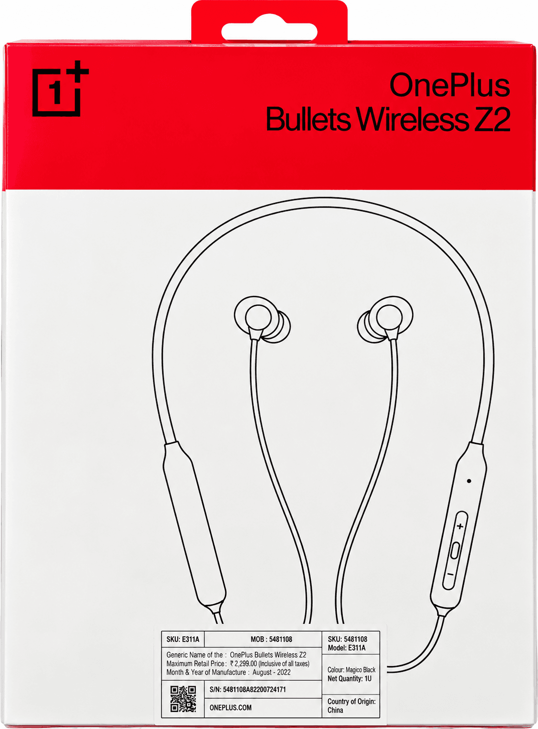 OnePlus Bullets Z2 Bluetooth Wireless In Ear Earphones With Mic