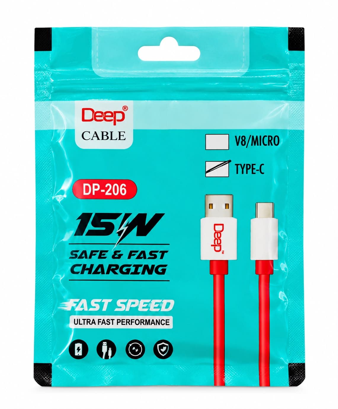 Deep DP-206 15W Fast Charging Type-C Cable