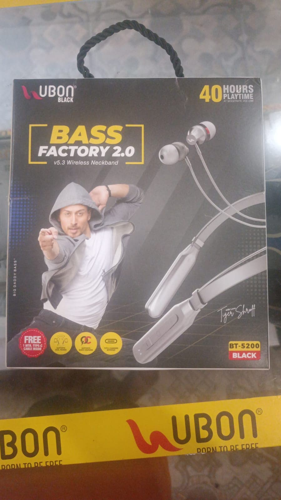 UBON Bass Factory 2.0 BT-5200 Wireless Neckband
