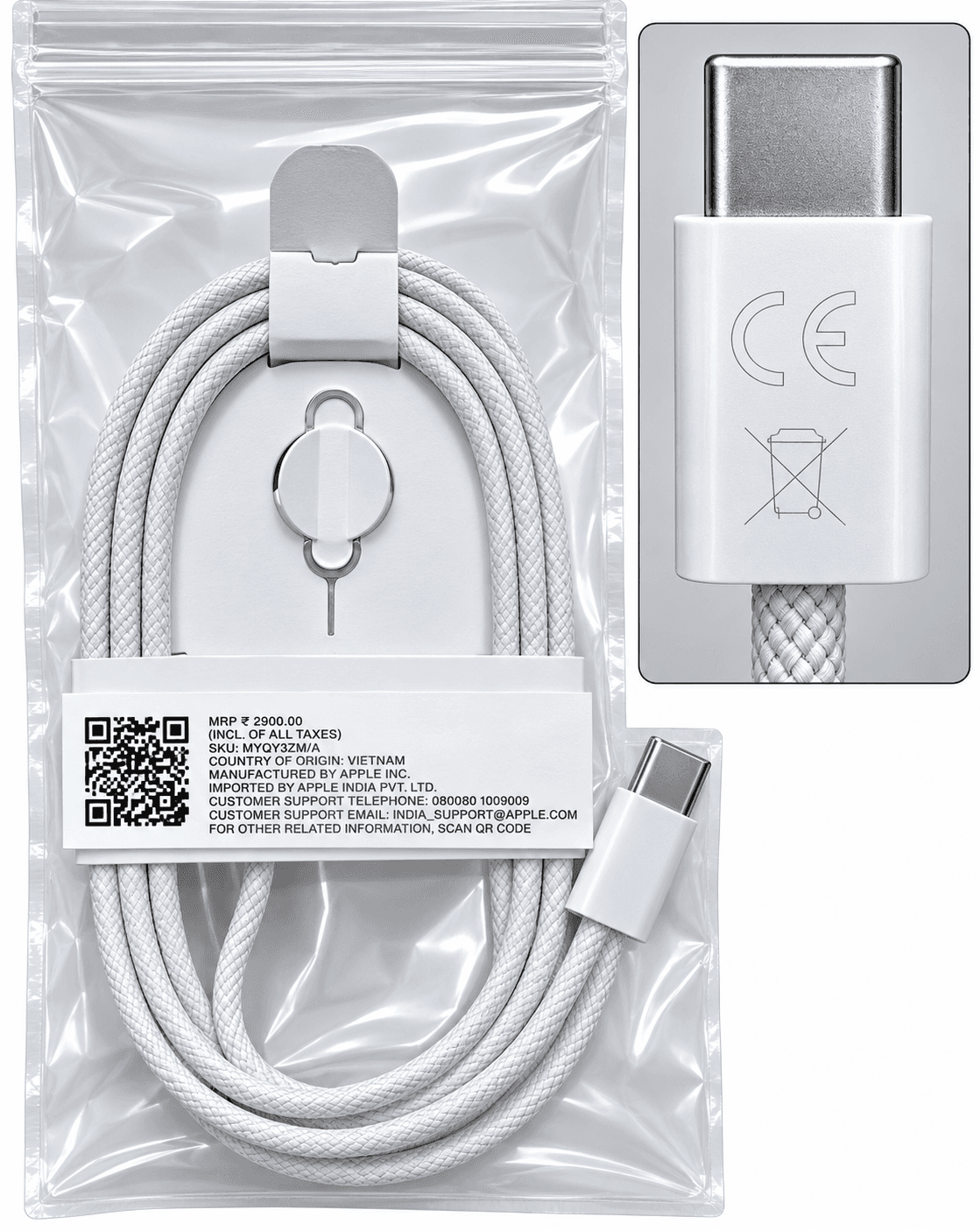 Apple 60W USB-C Charge Cable (1m)