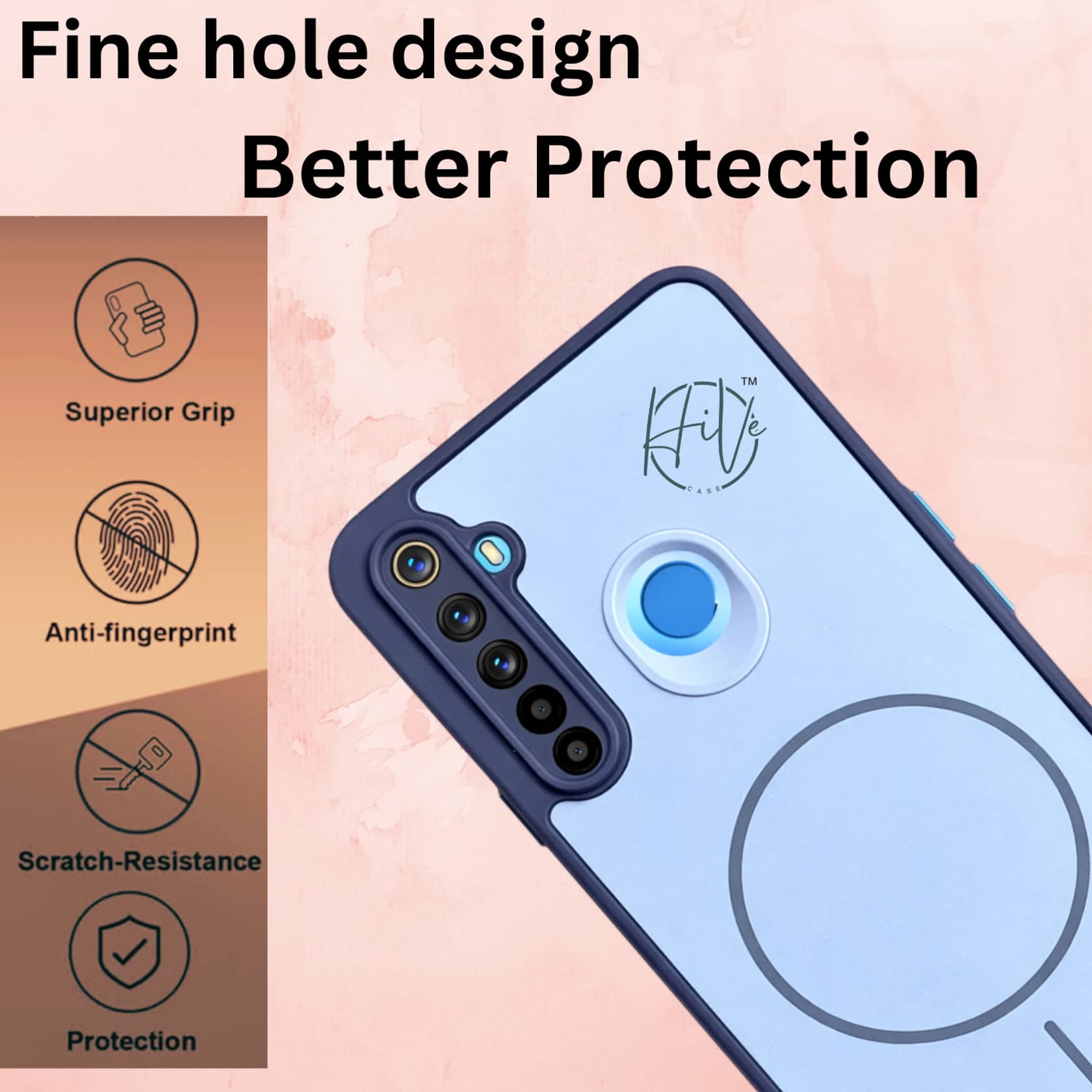 Back Cover for Realme 5, Realme 5i, Realme 5s, Realme 5A, Narzo 10A image 2