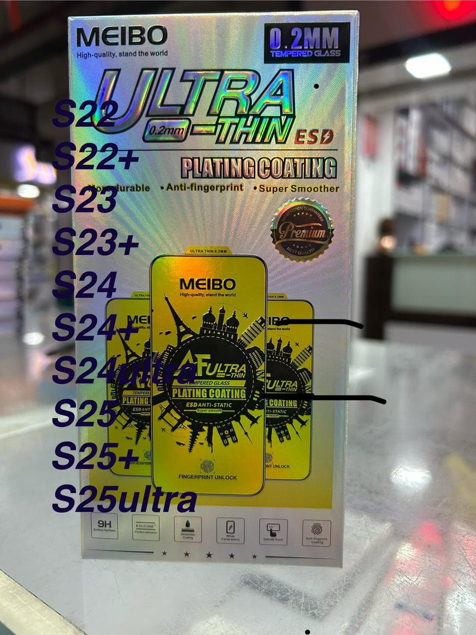 MEIBO 0.2m Anti-Spy Privacy Tempered Glass
