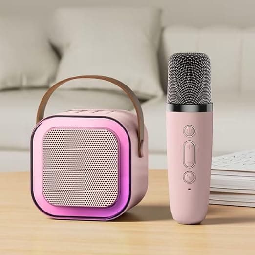 Portable Bluetooth Karaoke Speaker with Wireless Microphone image 4