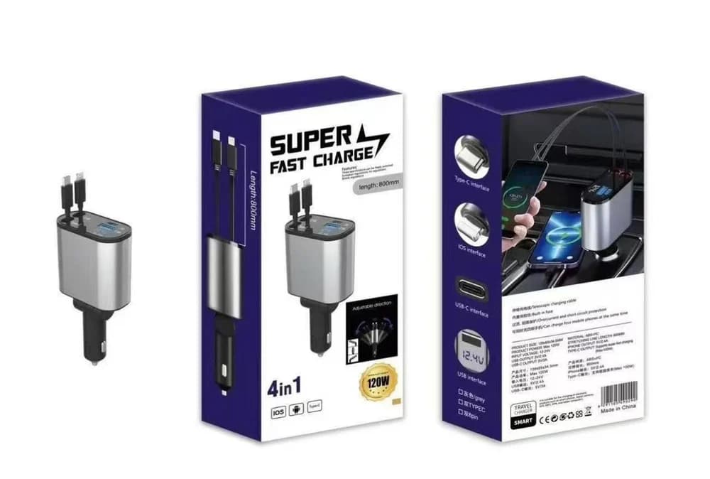 Super Fast Car Charger 120W