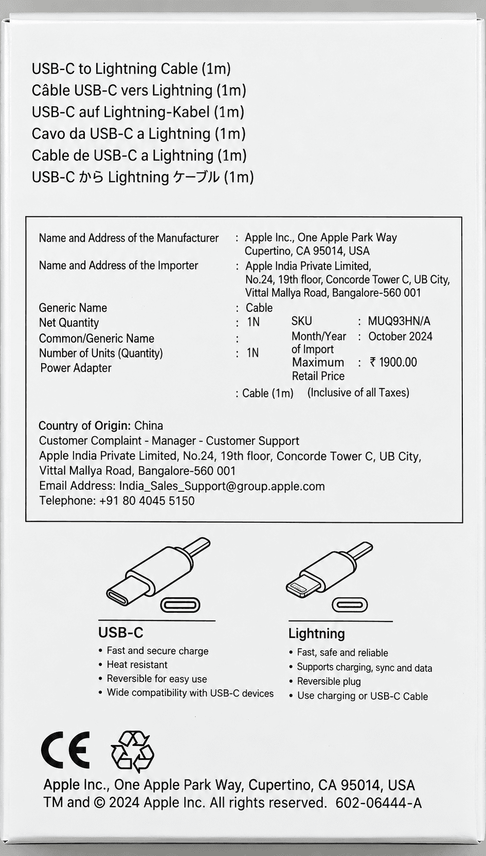 Apple 20W USB-C Power Adapter