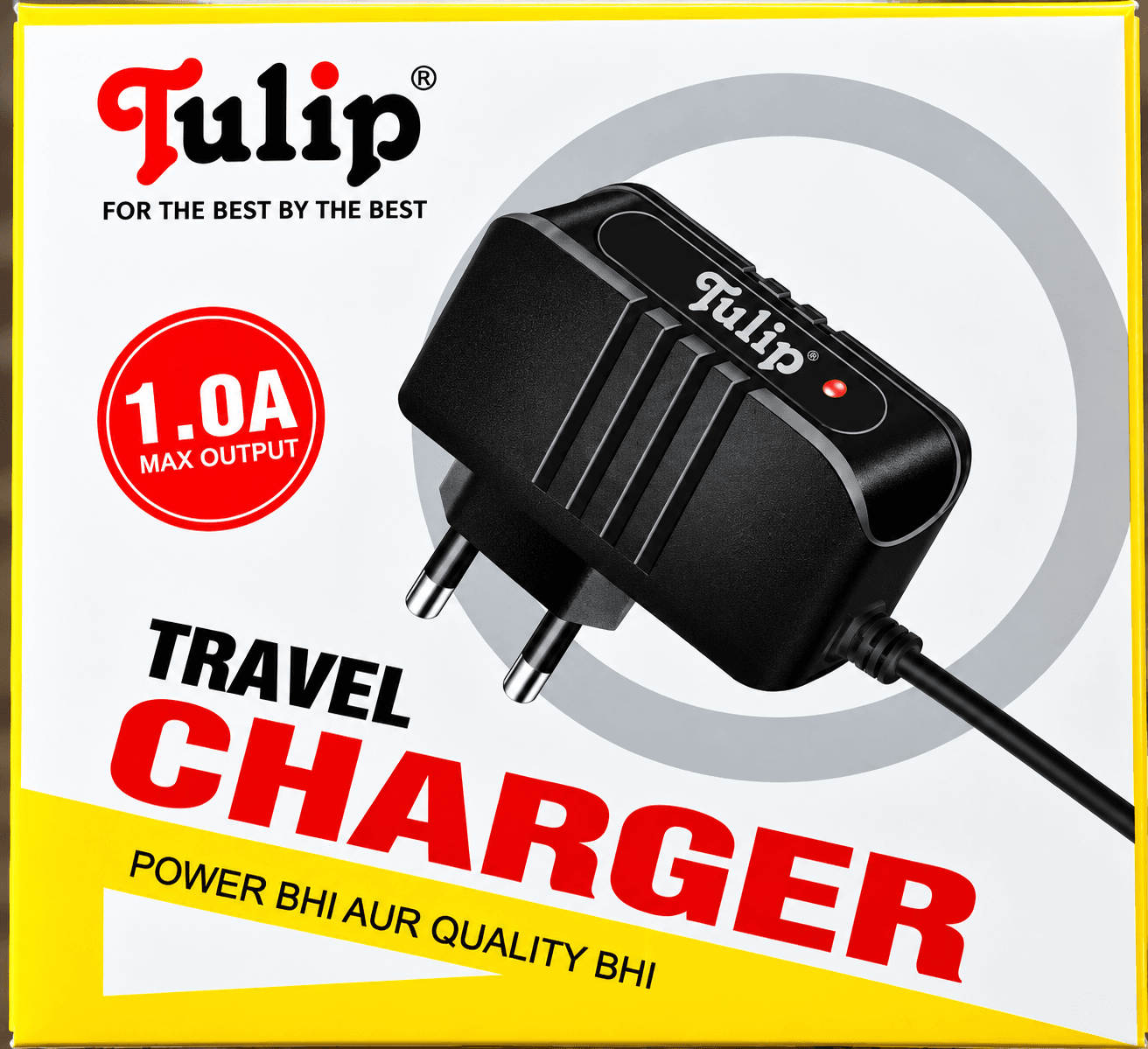 Tulip 1.0A Max Output Travel Charger