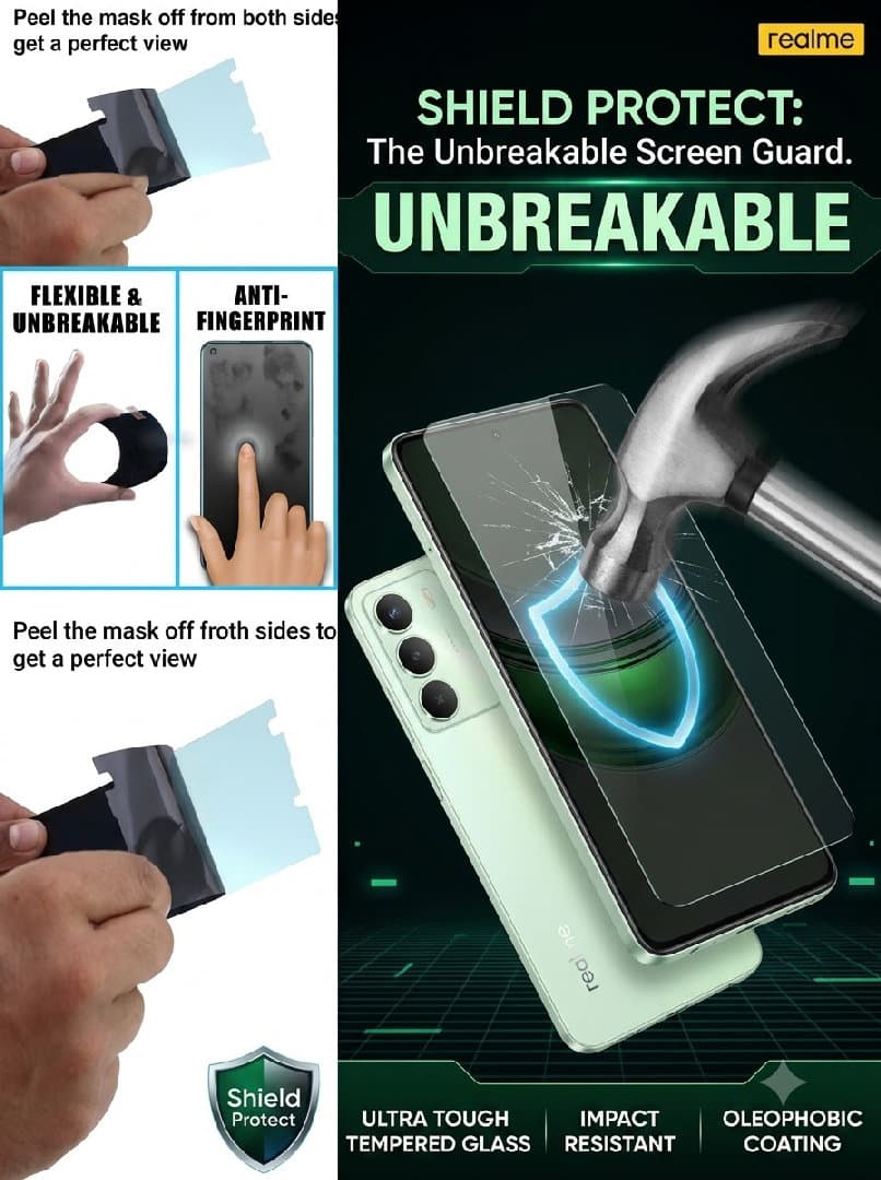 Unbreakable Screen Guard, Screen Protector