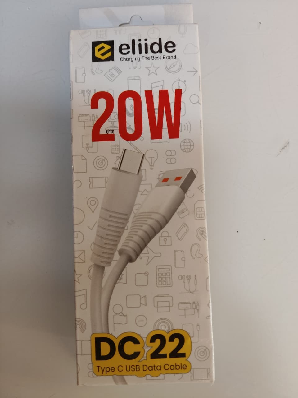 ELIIDE DC-22 20W Type-C USB Data Cable
