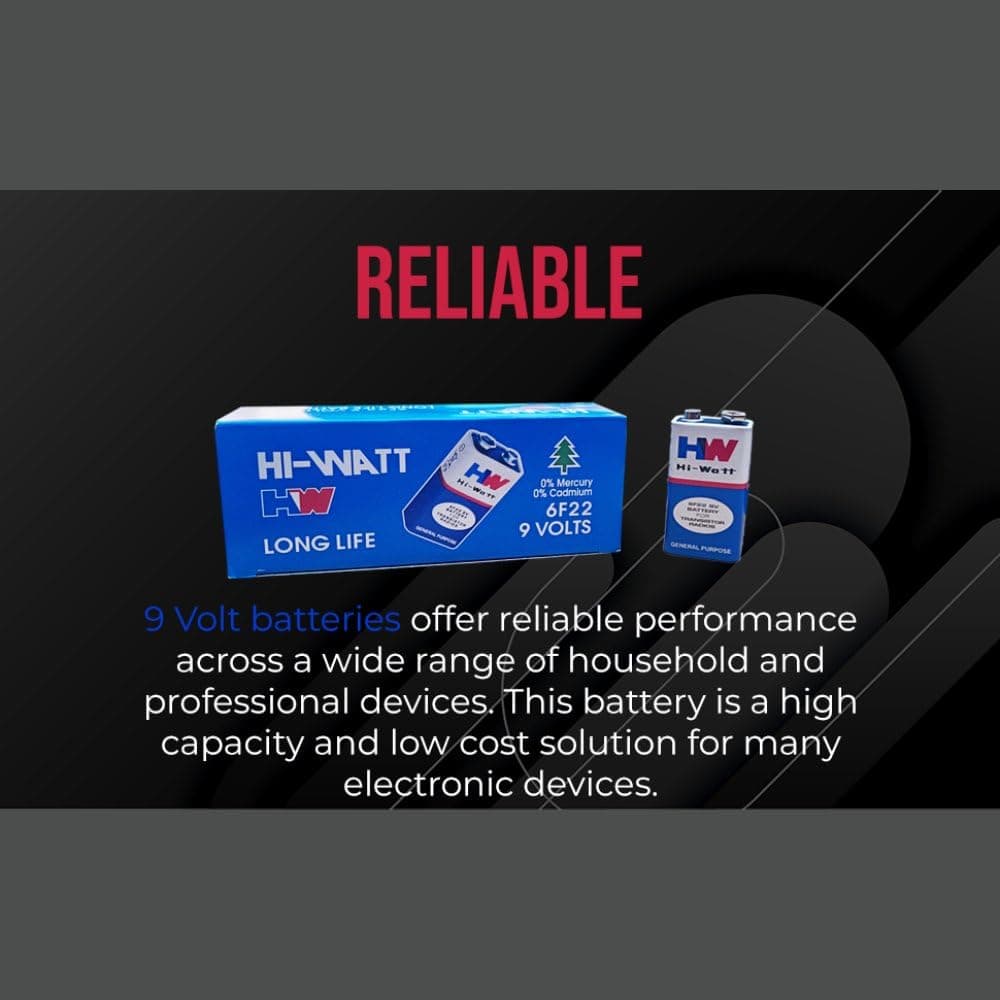 Hi-Watt HW 9V Battery image 2