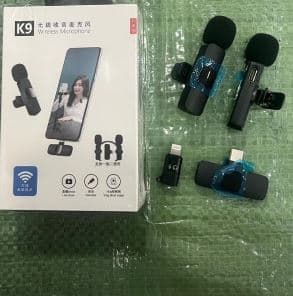 K9 Dual Wireless Lavalier Microphone (2 Mic Set) image 3