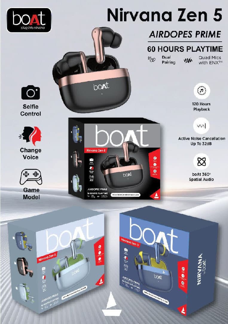 BOAT AIRPORT ZEN5 PREMIUM QUALITY EARBUDS