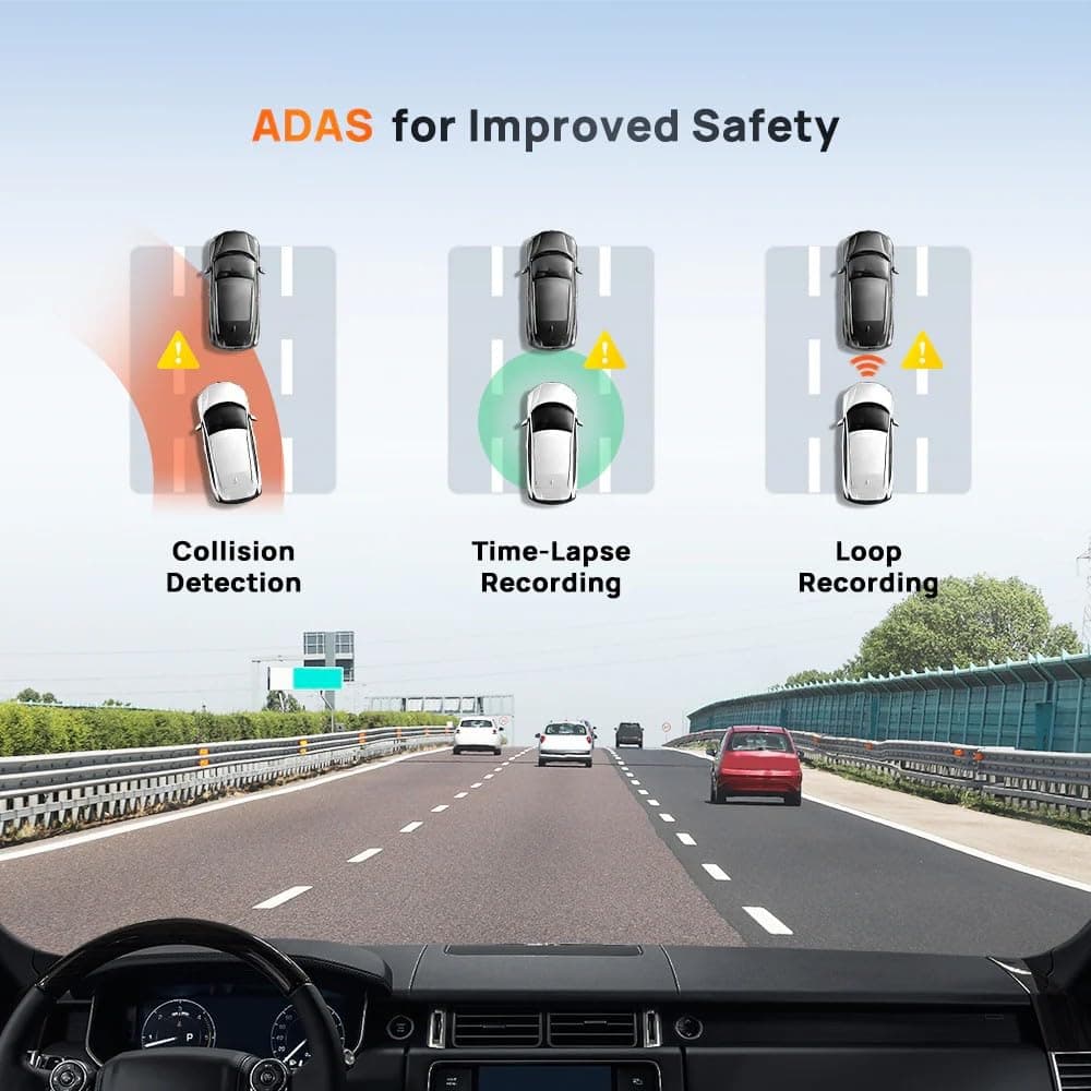 70mai A510 HDR 3K Dual Channel Dash Cam image 5