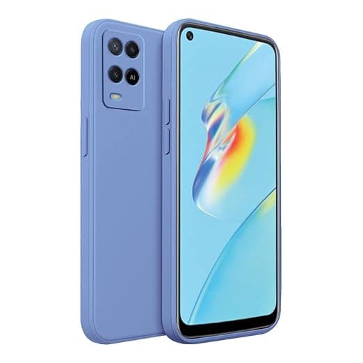 LIRAMARK Silicone Soft Back Cover Case for Oppo A54 4G