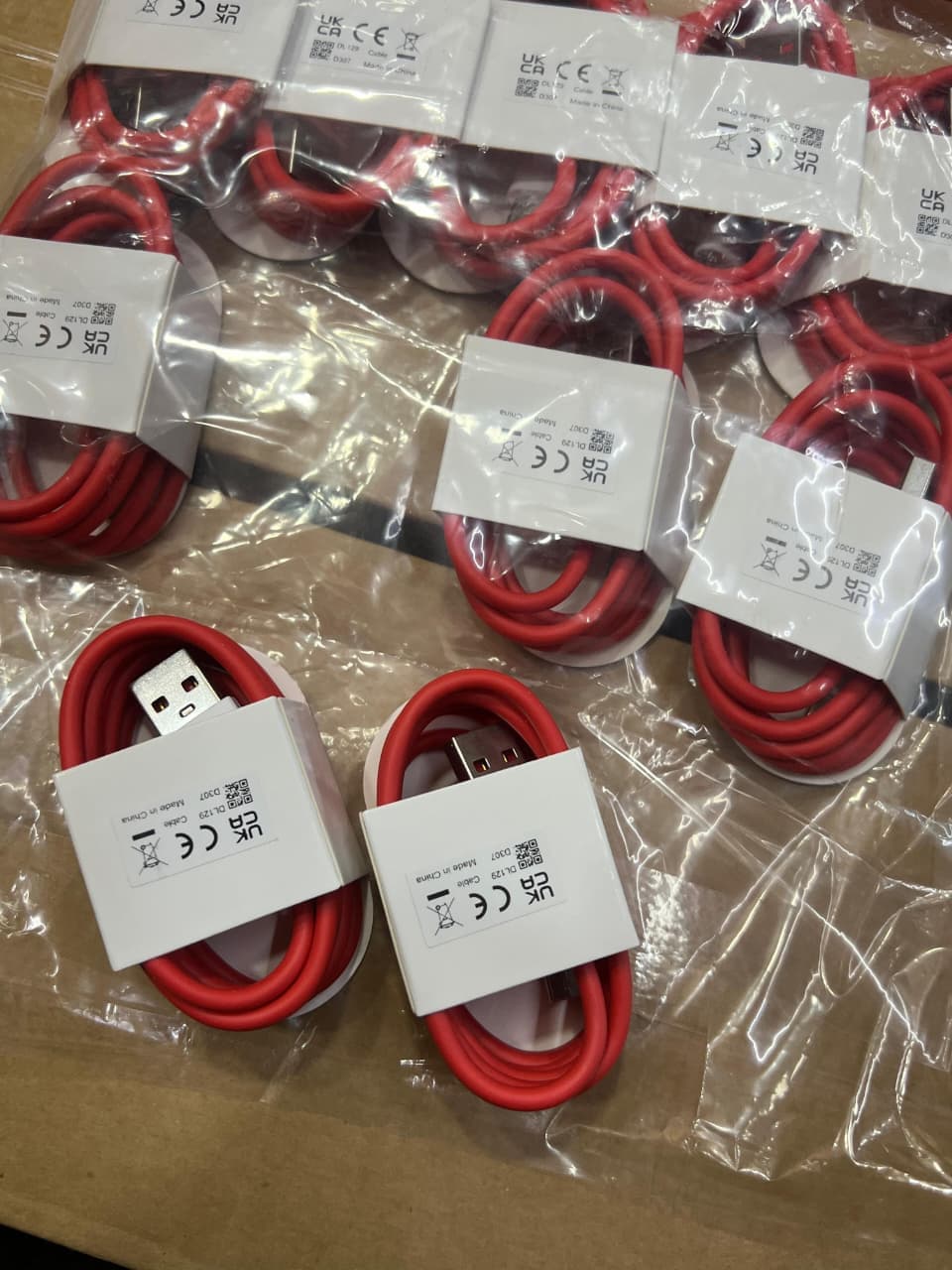 OnePlus USB-A To USB Type-C Fast Charging Data Cable (Red, 1m)