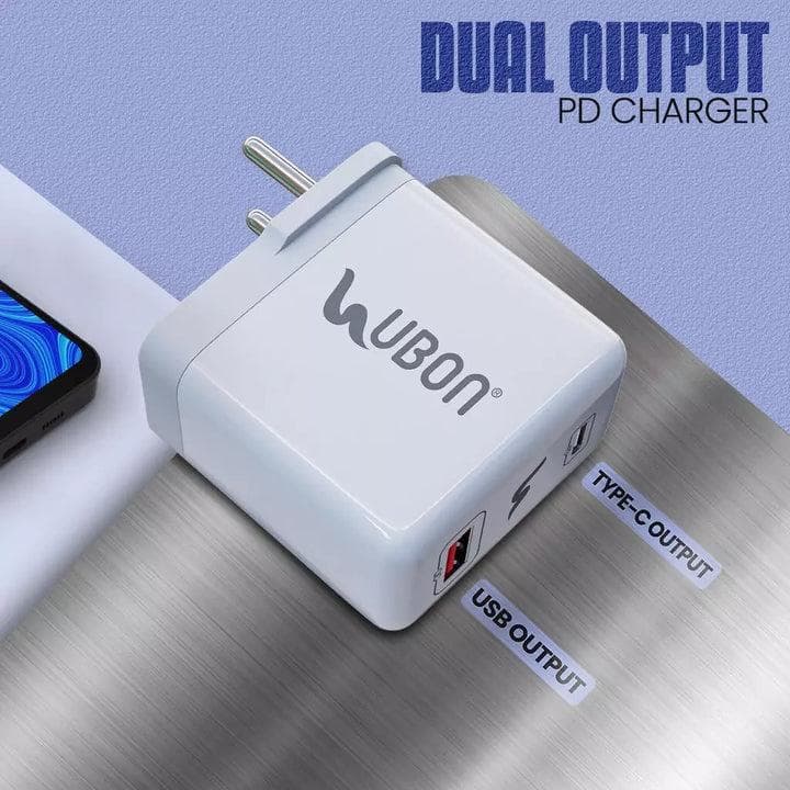 UBON Black CH 163 Mobile Charger image 2