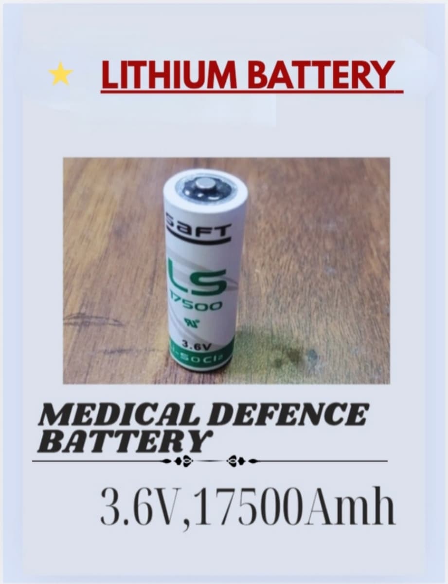 LS17500 3.6V Lithium Battery image 2