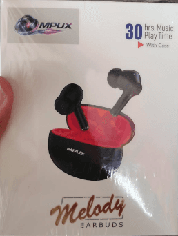MPUX Melody True Wireless Bluetooth Earbuds With Charging Case