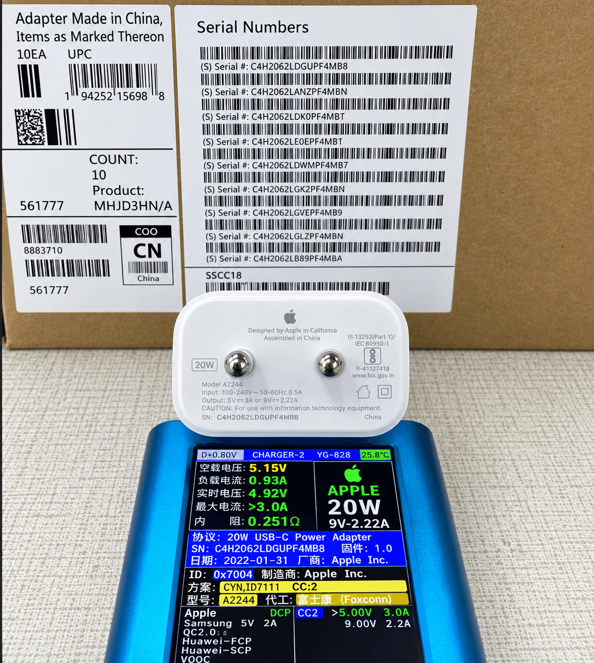 Apple 20W USB-C Power Adapter 20W CARE @NK