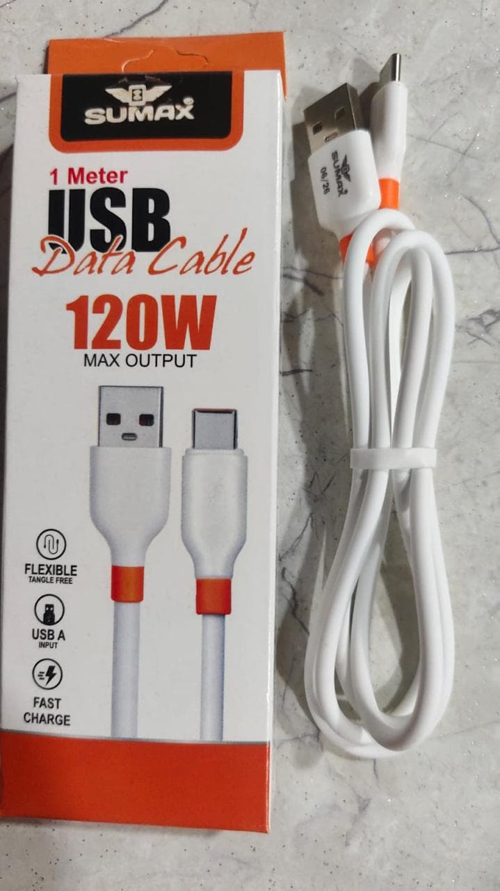 USB to Type-C & USB to V8 (Micro-USB) Silicone Fast Charging Cable image 2