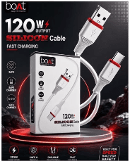 BoAt 120W Silicon V8 Fast Charging Data Cable