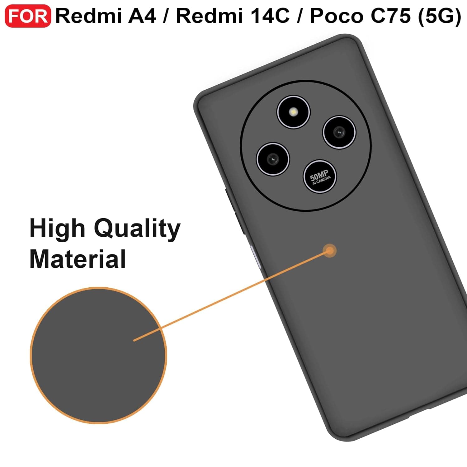 Redmi Mi A4 Back Cover