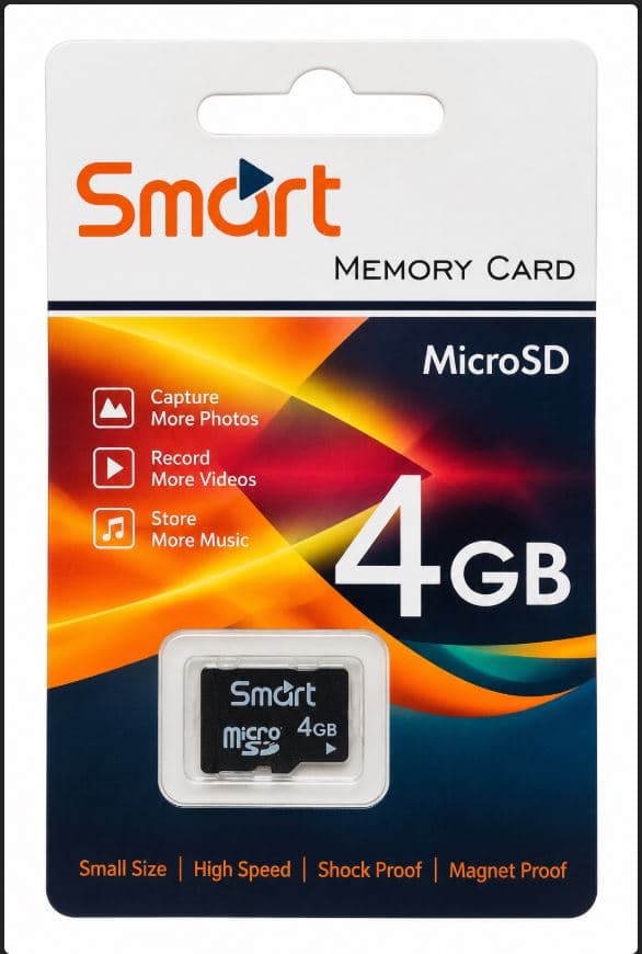 Smart 4GB MicroSD Memory Card