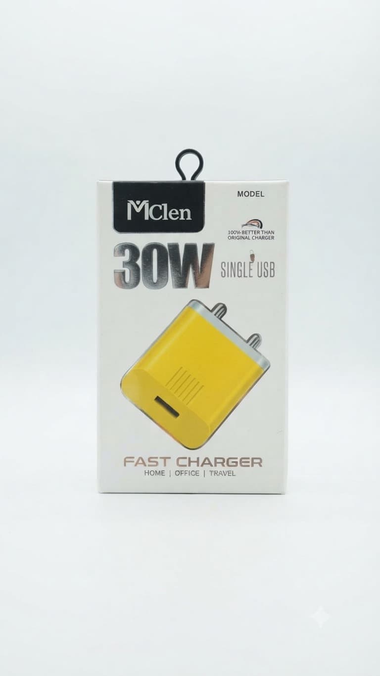 McLen 30W Single USB MICRO  Fast ChargeR
