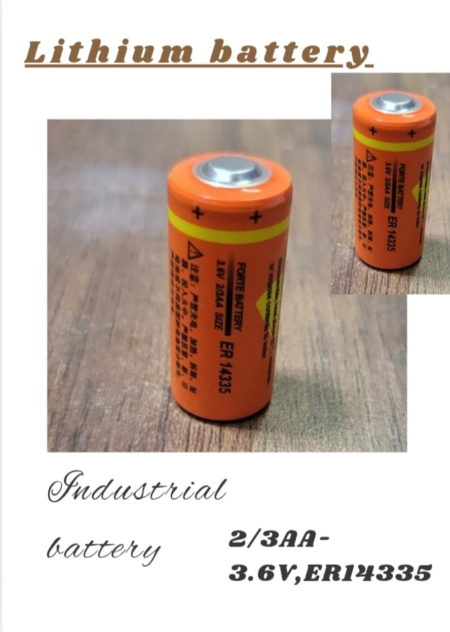 2/3AA 3.6V Lithium Battery