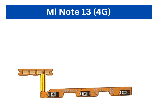 Mi Note 13 4G/ Mi Note 13 5G / Mi Note 3 / Mi Note 4  Power+Volume Flex