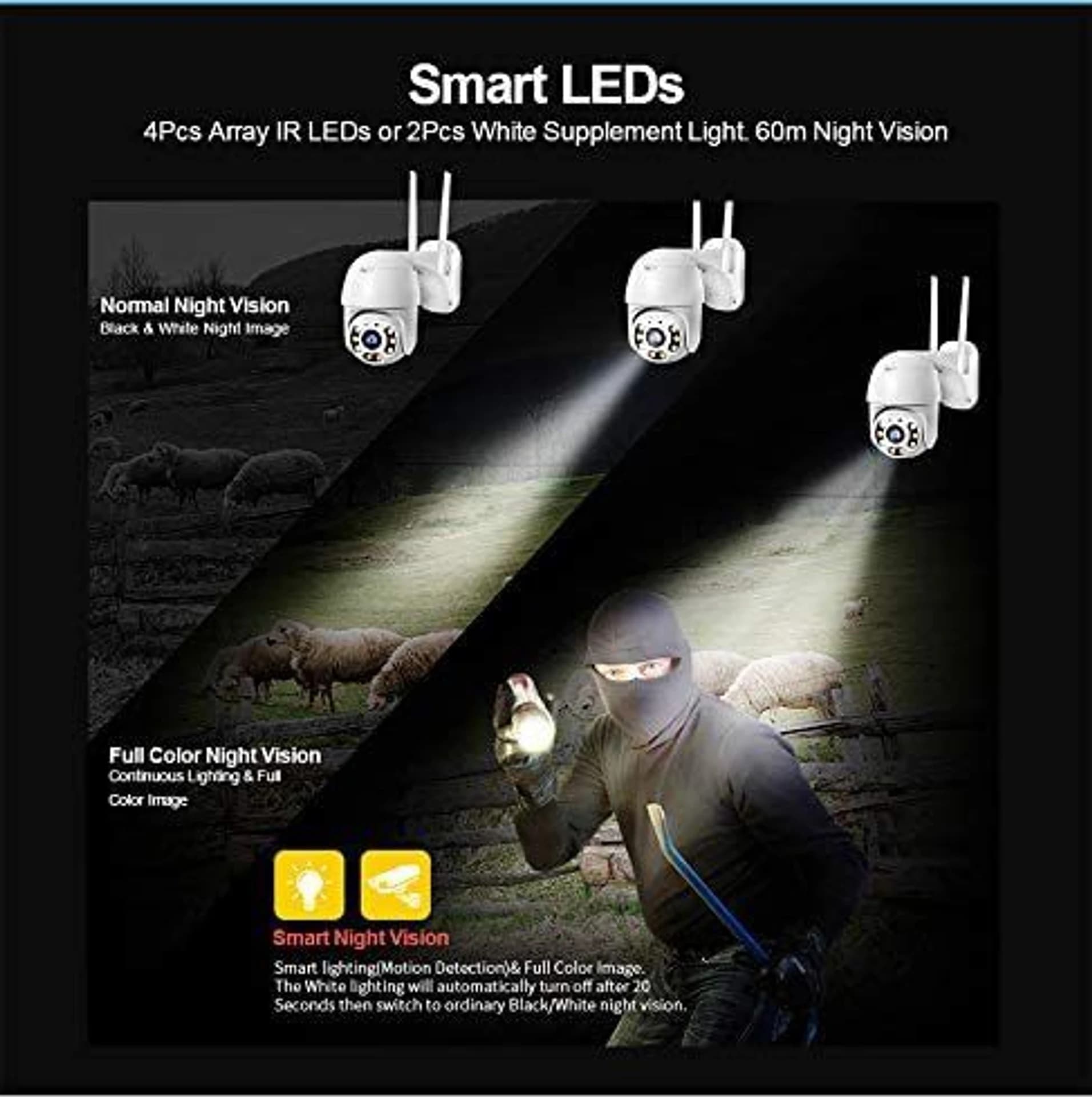 WiFi PTZ Outdoor Security Camera image 4