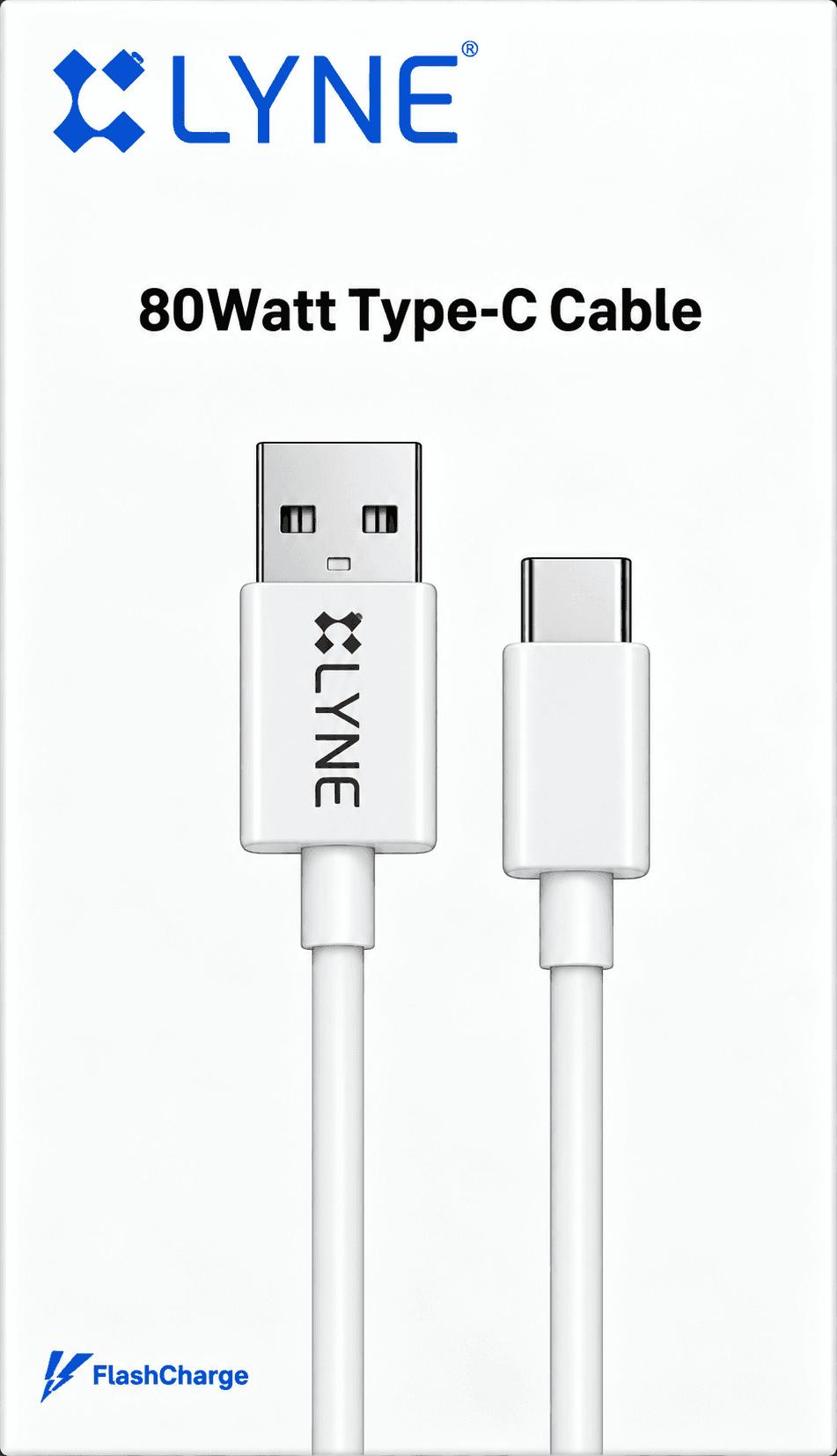 LYNE 80W Type-C Fast Charging Cable