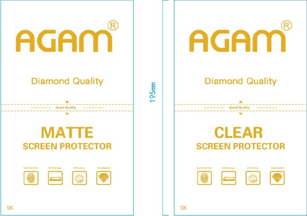 AGAM Screen Protector / Tempered Glass