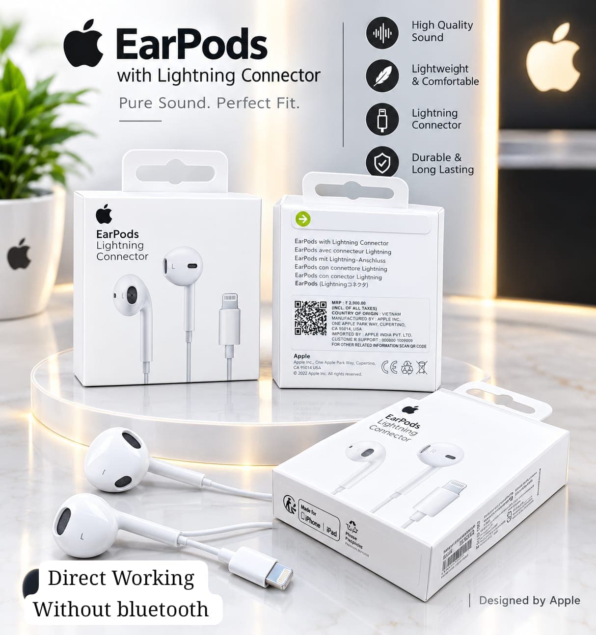 Apple EarPods With Lightning Connector