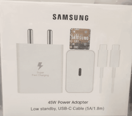 Samsung 45W Super Fast Charging 2.0 USB-C Power Adapter With 5A Cable (1.8m)