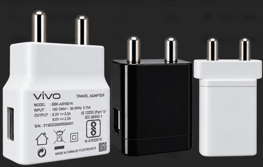 2.4 AMPERE MIX BRAND CHARGER IN POLY PACKING. image 2