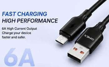 GINEX GX-28M – 6A USB to Micro Fast Charging Cable image 2