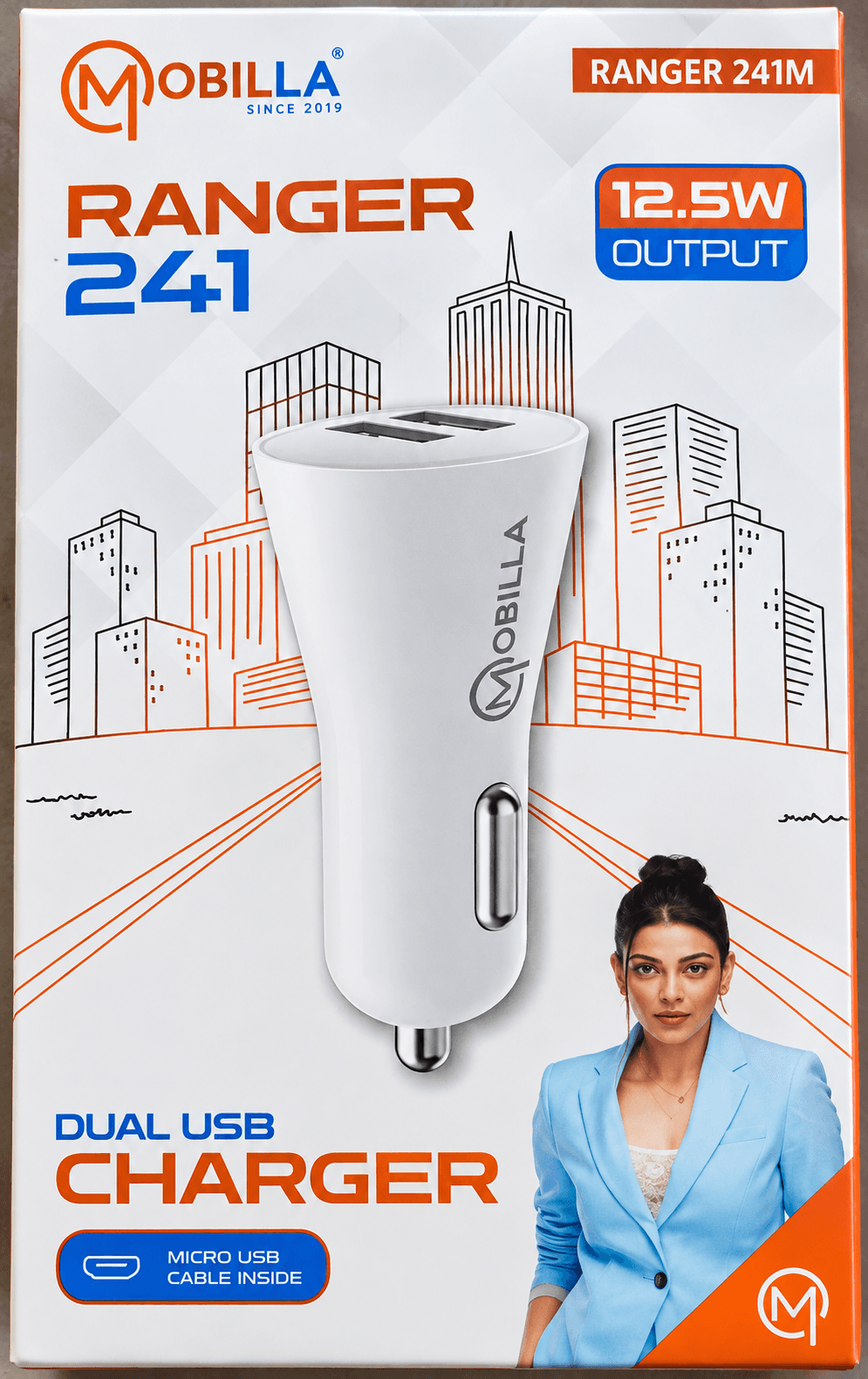Mobilla Ranger 241M Dual USB Car Charger