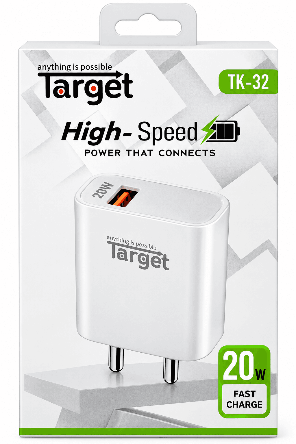 Target TK-32 20W Fast Charger With Type-C Cable