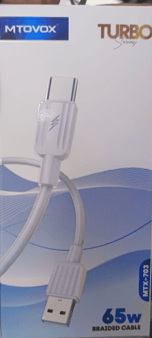 65w Braided Fast Charging Data Cable