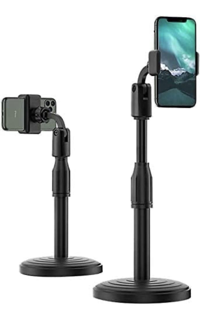 Mobile Stand for Table - Adjustable Height Phone Holder for Desktop, Hands-Free Viewing and Convenient Use image 5