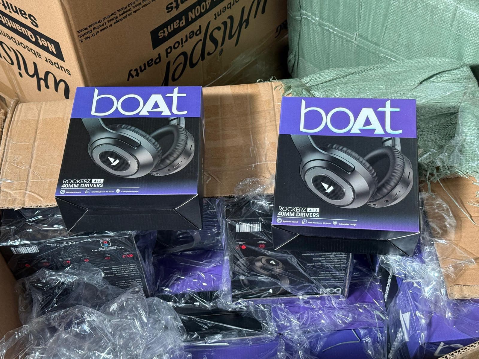 BoAt Rockerz 413 Wireless Over-Ear Headphones