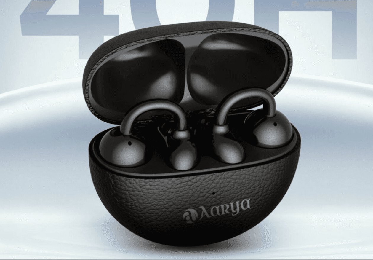 AARYA Coolpods Clip-On Open-Ear Wireless Earbuds